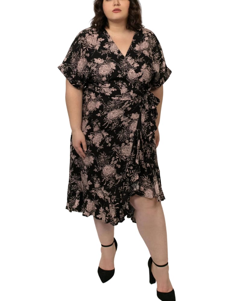 Crossover wrap dress best sale